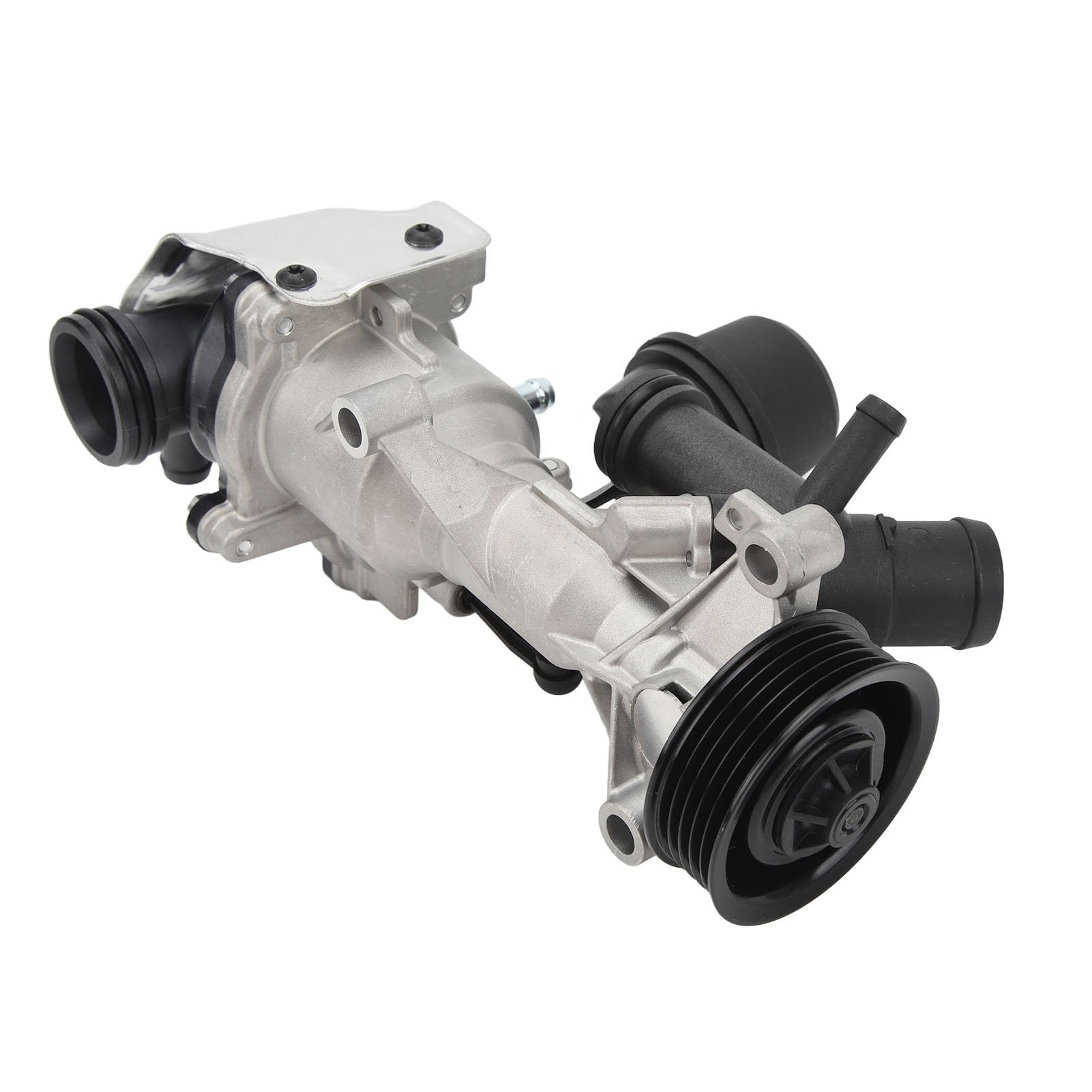 Generic Pompa Wodna Silnika Aluminiowa Pompa Wody Chłodzącej OE A2702000800 Zamiennik dla A KLASA B KLASA CLA Coupe GLA 2011 do 2019 Dopasowanie Układu Chłodzenia