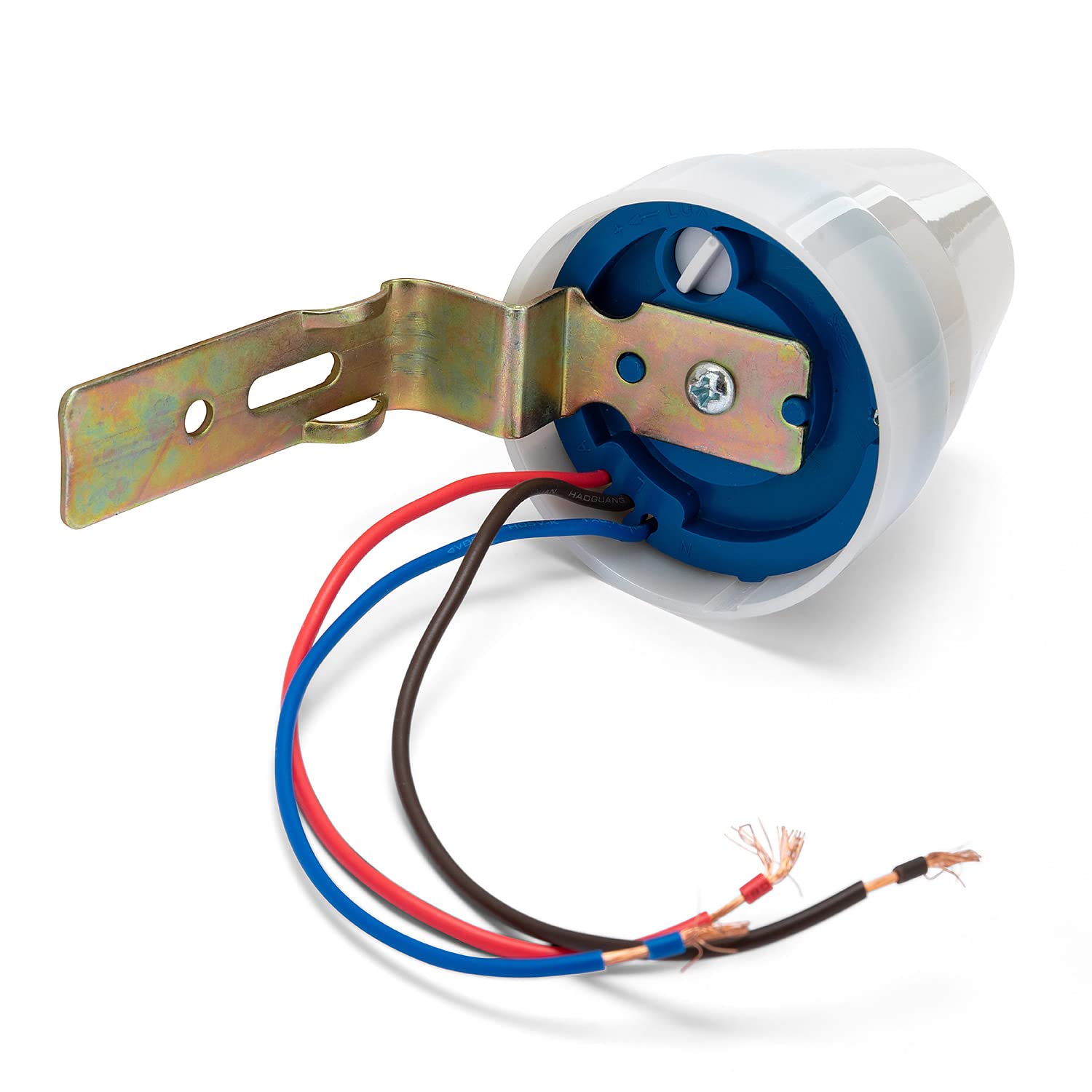 Velamp MS012 Civetta – Interruptor crepuscular IP 44, Blanco