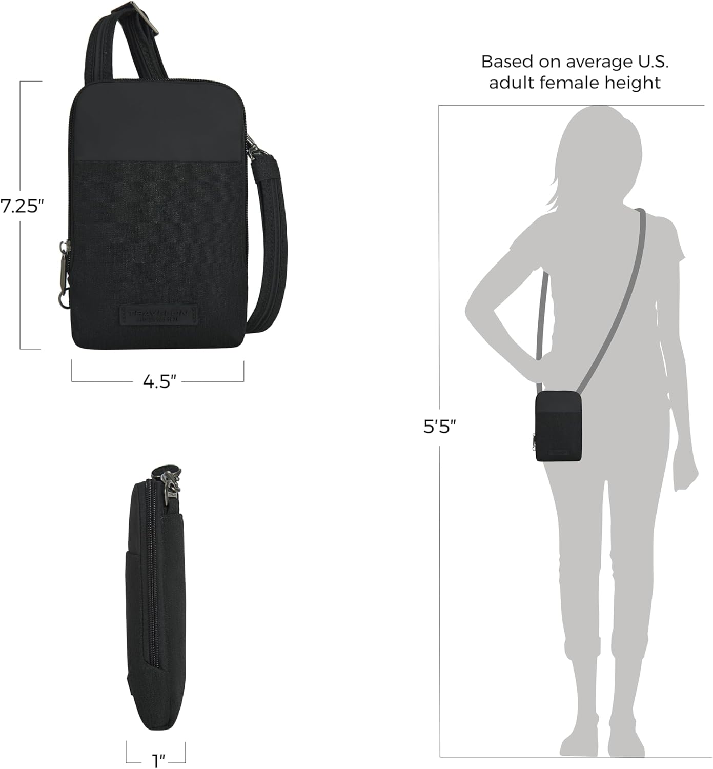 Travelon Anti-Theft Metro Stadium Mini - Image 5