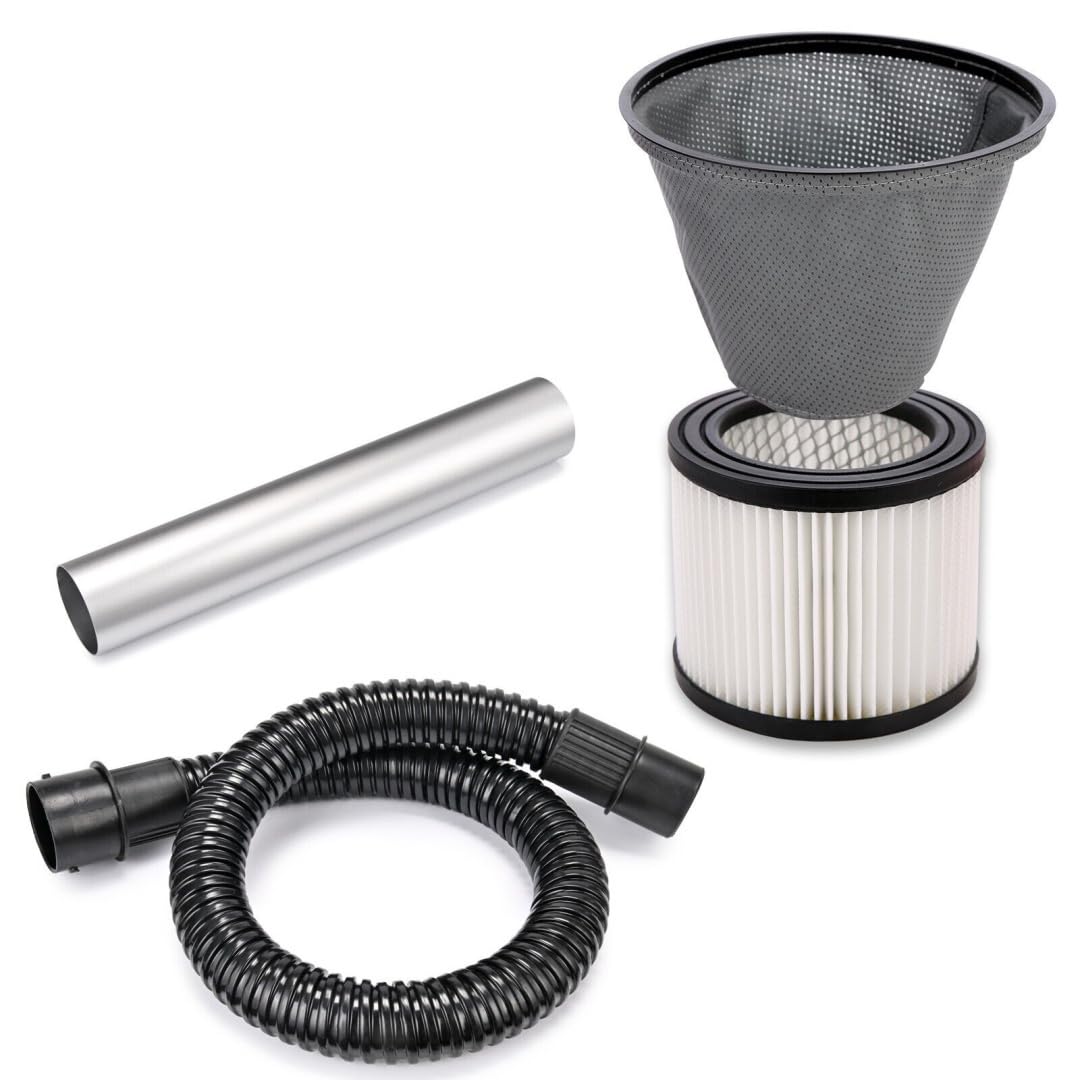 Sellnet Aschesauger 15L 1200W mit Blasfunktion & DUAL Filtersystem, Kaminsauger mit HEPA Filter, Staubsauger für Kamin, (Kabellänge - ca. 1,5m) Kabelhalter, Grill und Feuerstelle SN119
