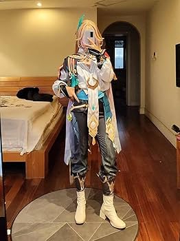 Amazon.co.jp: 原神 カーヴェ コスプレ衣装 (ウィッグ 靴別売り