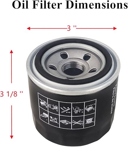 Miniatura 2 de Filtro de aceite B20 B1750 B2320 B7510 ZD326P BX2670 apto para Ku-bota HH150-32094 Hnoda 15400-679-023 JD AM101378 To-ro 104-5167 S-cagag. 3,968.5