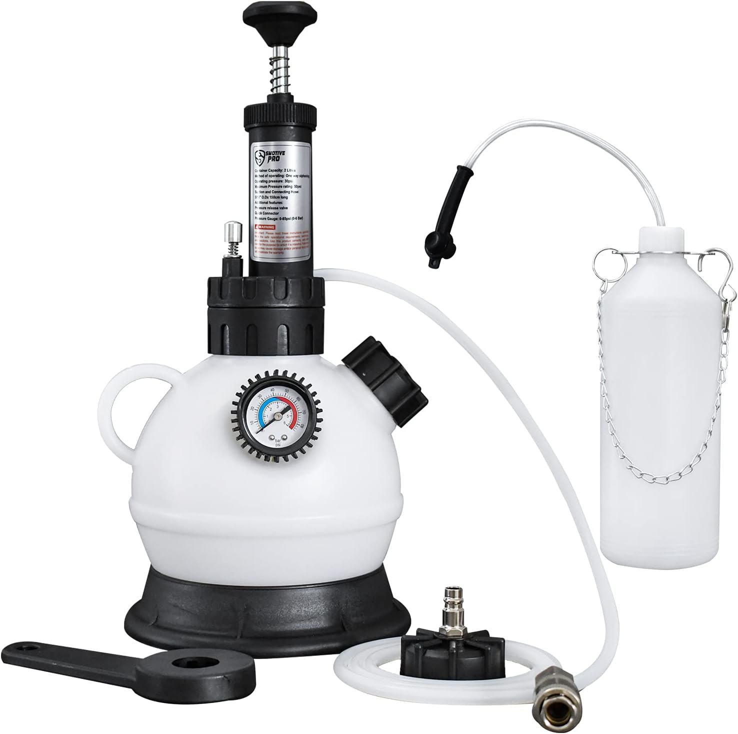 SMOTIVEPRO 2L Manual Brake Bleeder Fluid Pump, One Ubuy Sri Lanka
