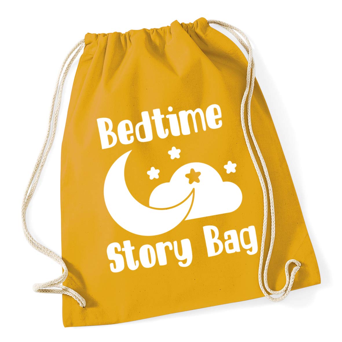 Hippowarehouse Bedtime story bag Drawstring Cotton School Gym Bag 37cm x 46cm, 12 litres