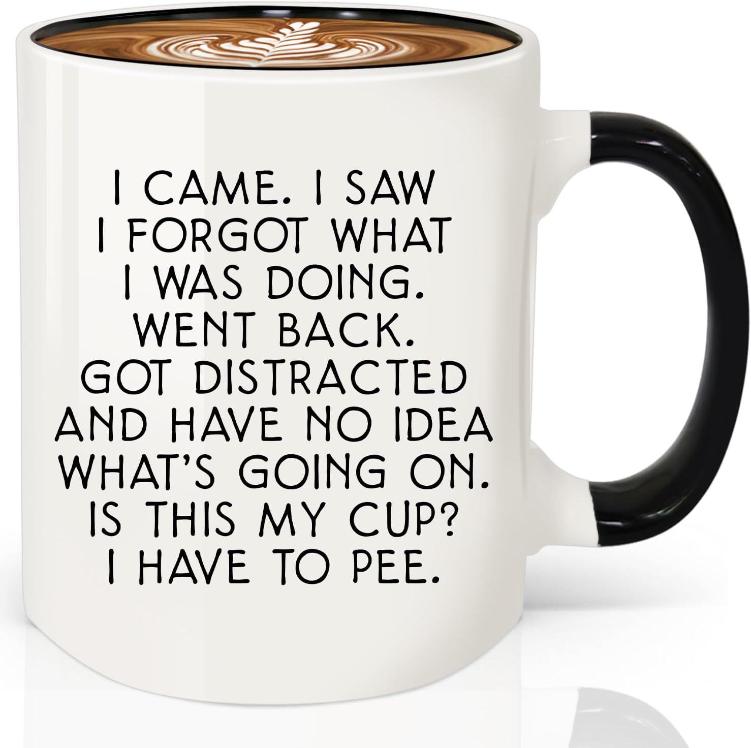 I Came I Saw I Forgot Funny Coffee Mug 12oz, Birthday Gifts for Women Men, Gag Gifts Novelty Adult for Grandma Grandpa Mom Dad Gift Mothers Day Fathers Day Christmas