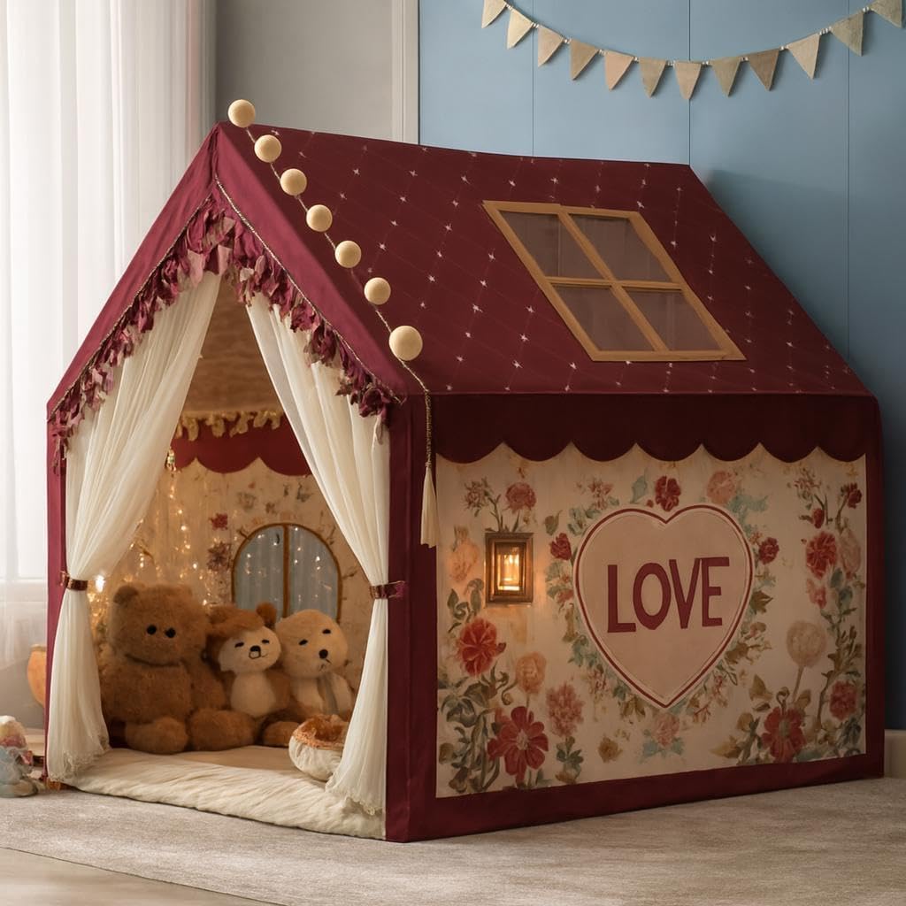 Kids Play Tent House - Colorful & Foldable! -18