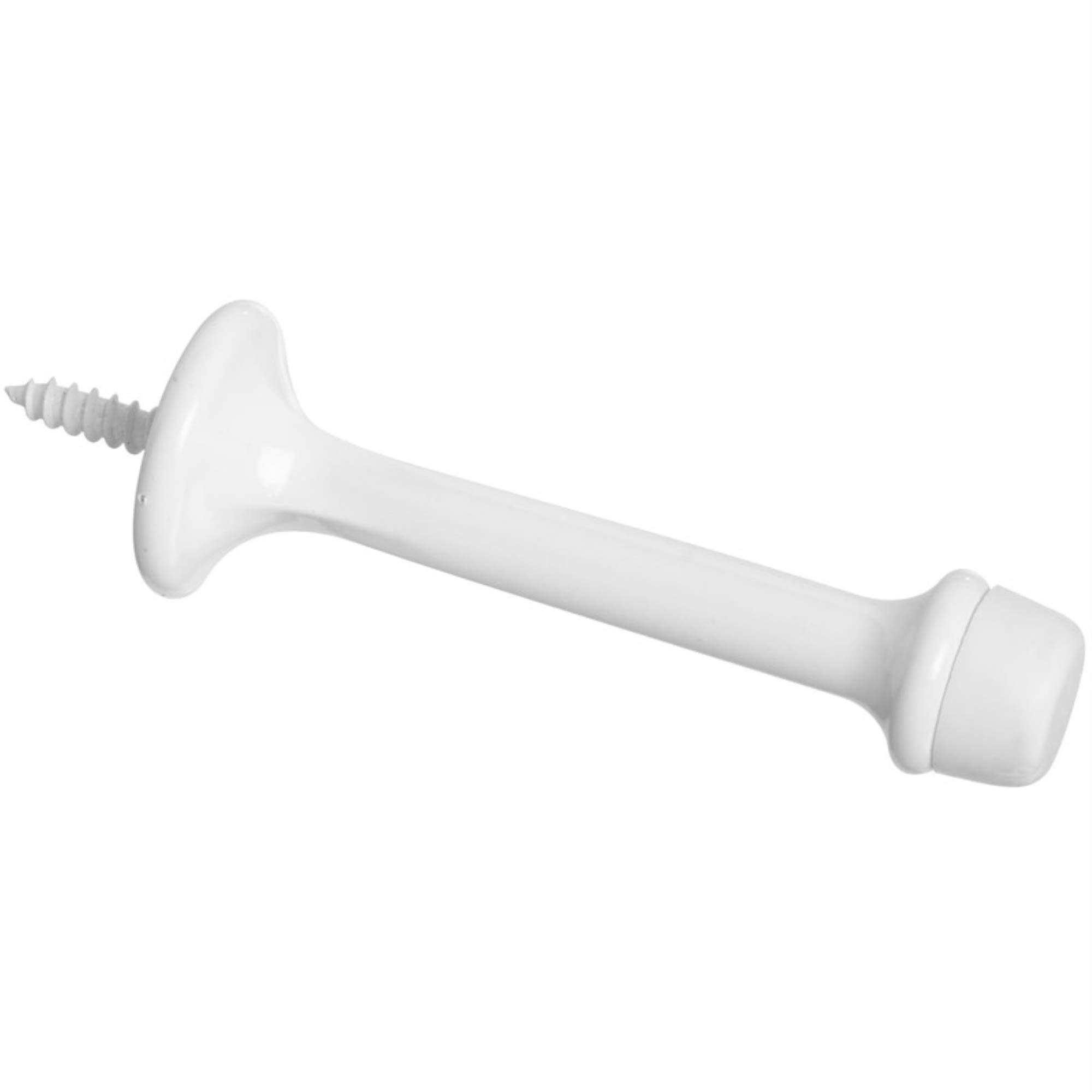 Stanley National N327-635 / Stanley Hardware 21232025 Butée de porte rigide ronde Blanc 7,6 cm