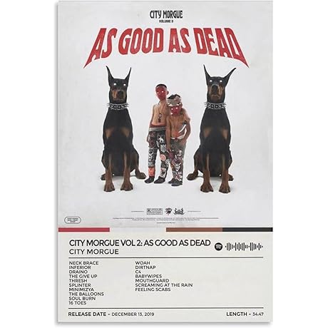 CITY MORGUE VOL 2 AS GOOD AS DEAD City Morgue Canvas Poster