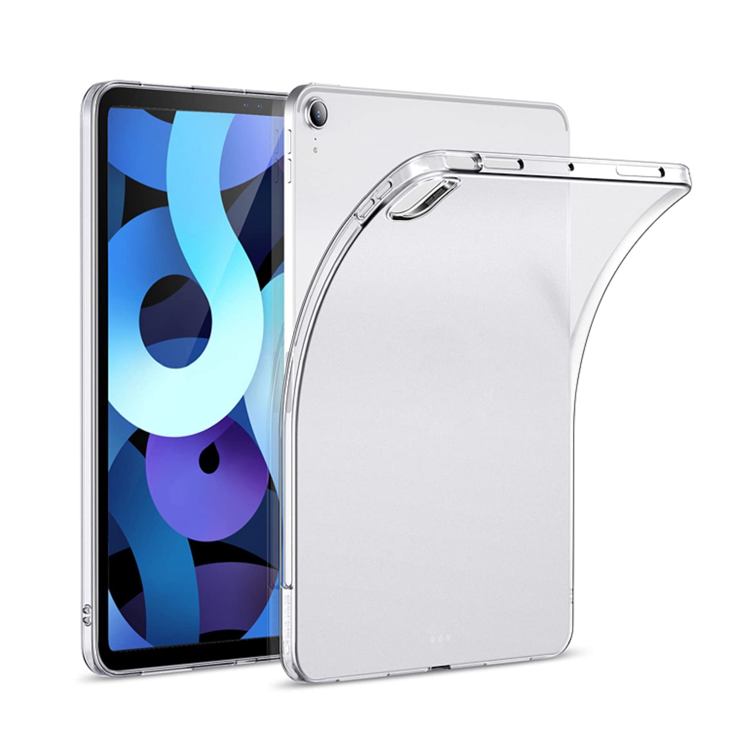 M.G.R.J® Soft TPU Transparent Back Case Cover Compatible for Apple iPad Air 5/4 (2022/2020 5th/4th Generation 10.9" Inch) (B09G1YKNB6) Amazon Price History, Amazon Price Tracker