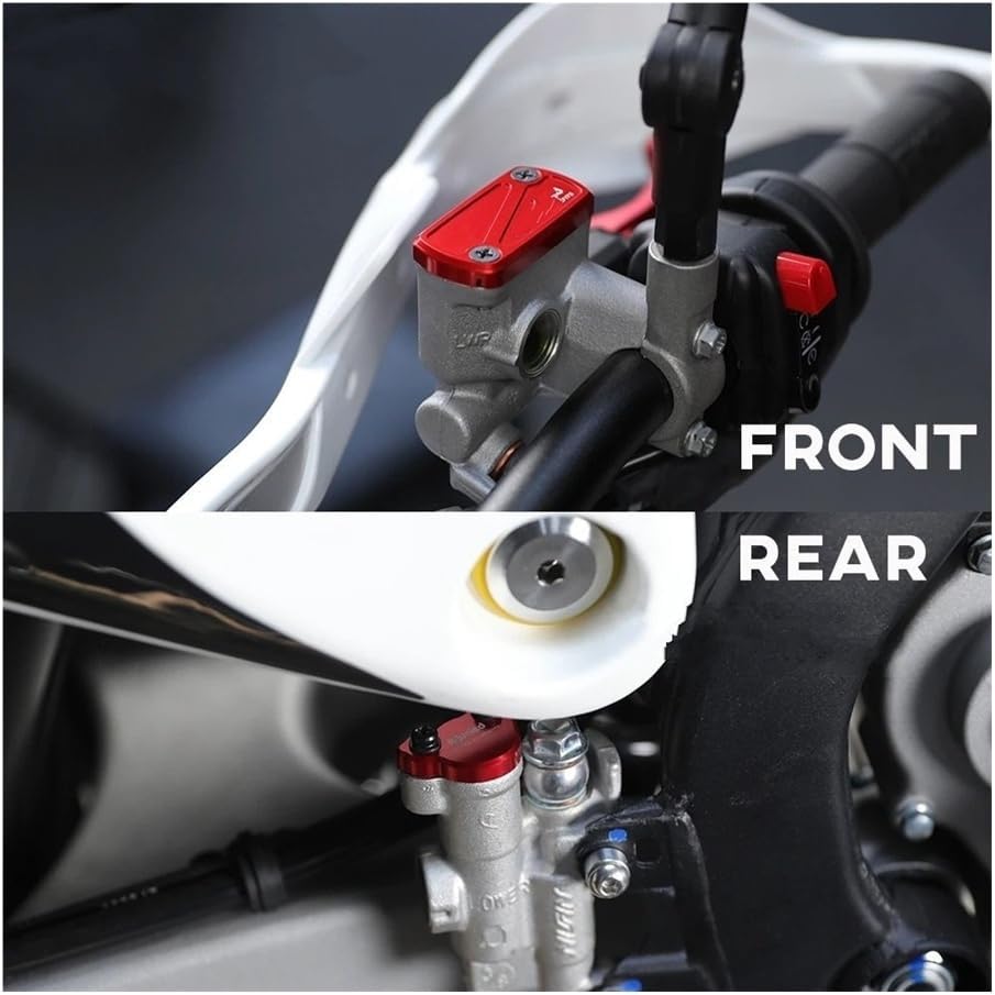 Front Brake Fluid Reservoir Cap Cover Motorcycle Front Rear Brake Master Cylinder Cover Fluid Reservoir Cap For KOVE450 For Rally 2023 2024 2025