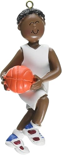 OC-100-MAA - Figura de baloncesto africano/estadounidense masculina