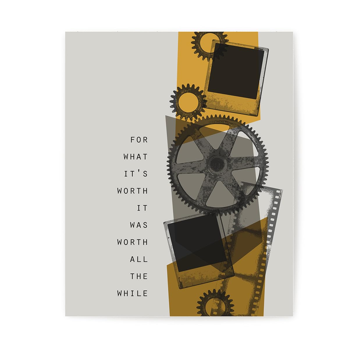 Green Day | Good Riddance - Song Lyric Wall Art Print, Music Poster Canvas Wrap For Industrial Decor Room Office Living Room (8x10" Unframed Print)