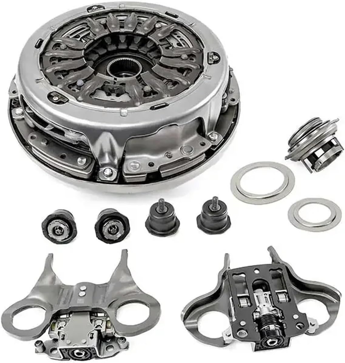 6DCT250 DPS6 PS250 Transmission Dual Clutch Kit Shift Fork 602000800 Compatible with Focus Fiesta 2011-2018 6DCT250 Powershift Clutch(Clutch)