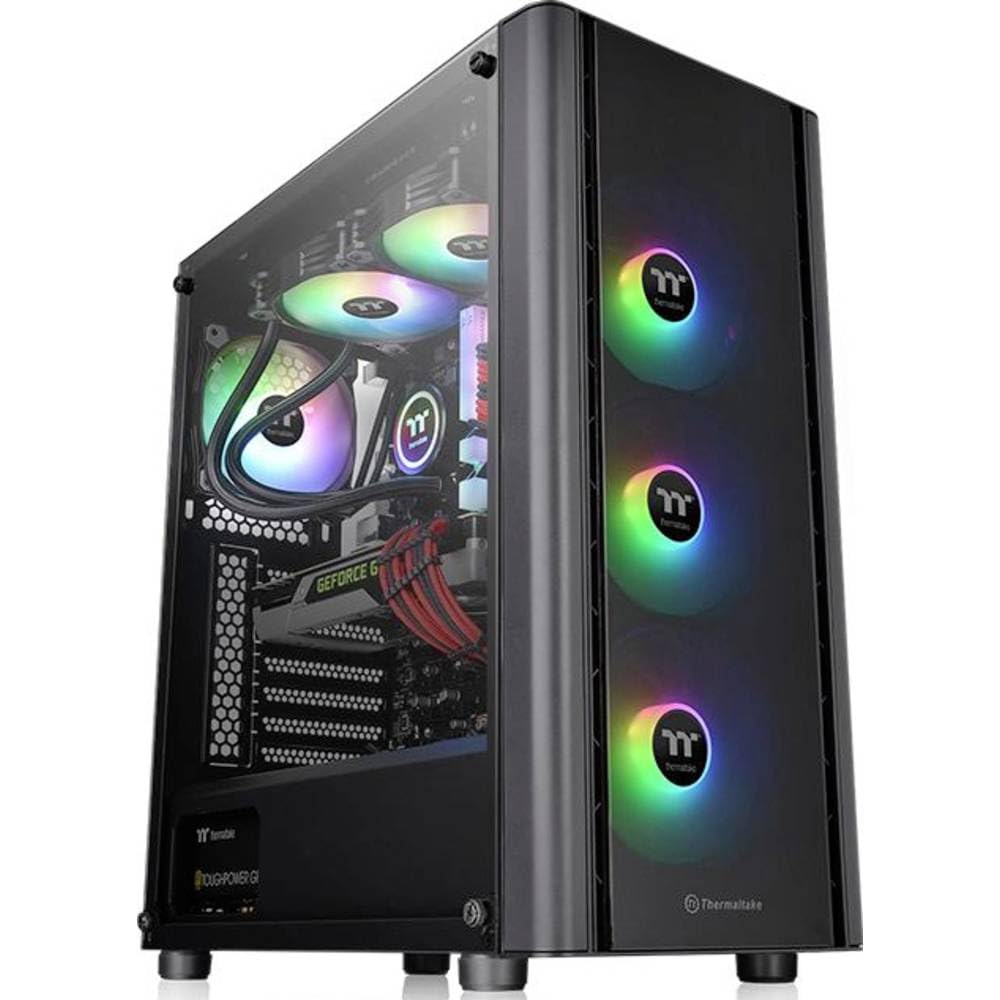 Thermaltake V250 TG ARGB ミドルタワーPCケース 強化ガラス天板モデル 120mmファン3基搭載 CA-1Q5-00M1WN-00 CS7806 Amazon | Thermaltake V250 TG ARGB ミドルタワーPCケース 強化ガラス