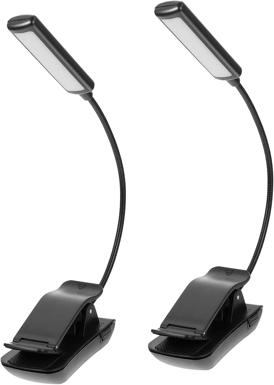 2sets Rechargeable Led Piano Clip Lamp Multifunctional Music Stand Light Brightness for Reading Performance and Practice