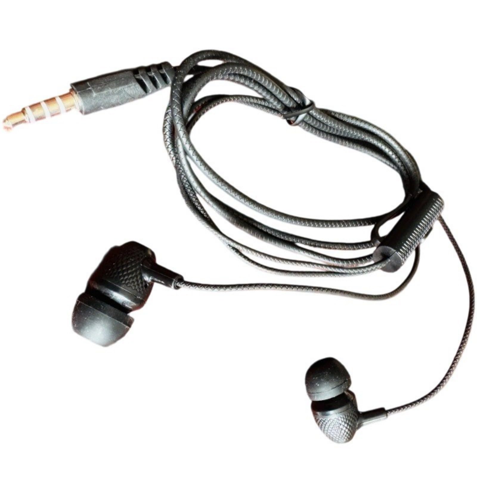 Maxtonser In-Ear Headphones with Microphone Corded Stereoed Earbuds with Noise Reduction and 3.5mm Connection