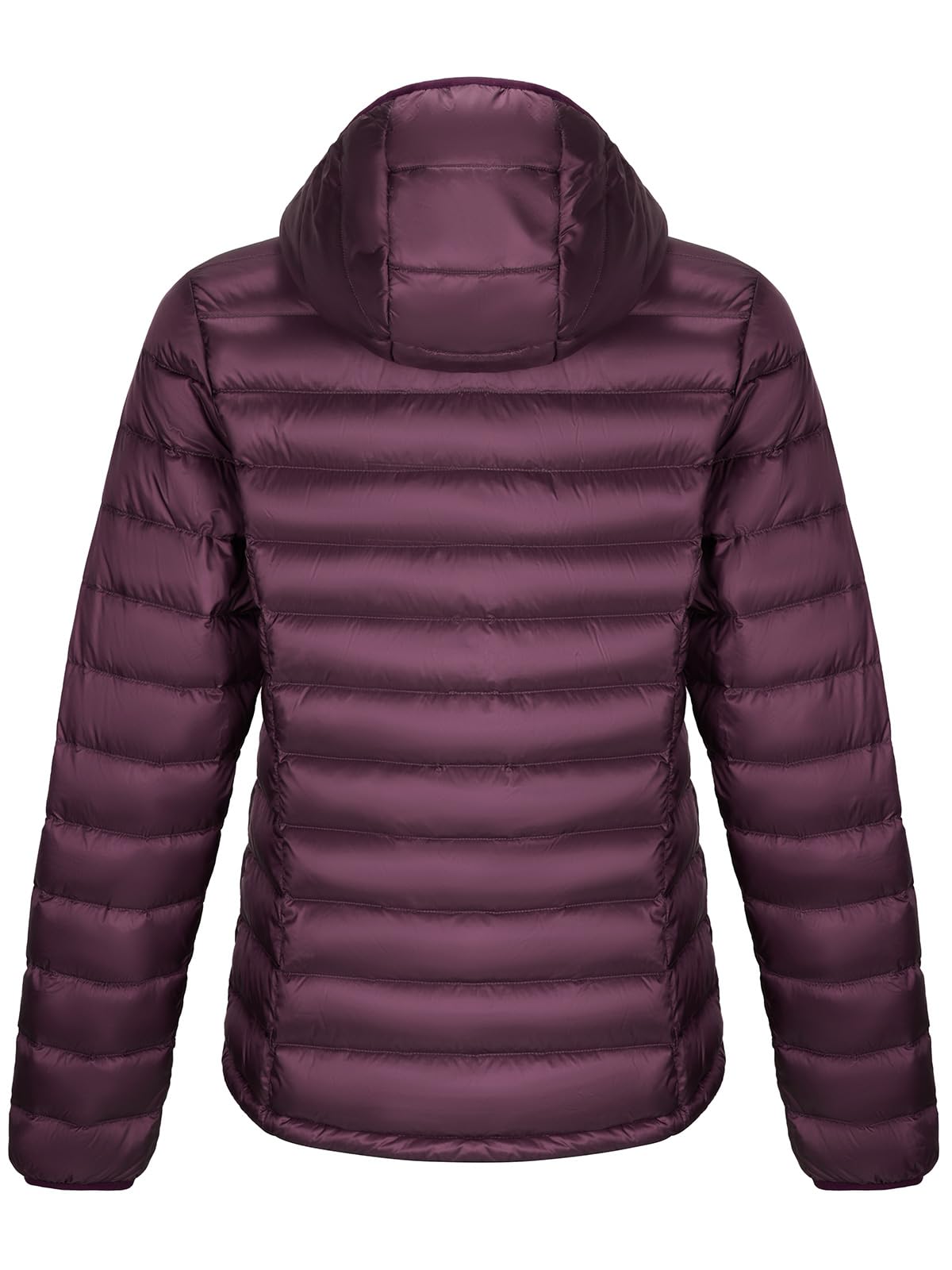 CAMEL CROWN Damen Daunenjacke mit Kapuze, verstaubar, ultraleicht, isoliert, wasserabweisend