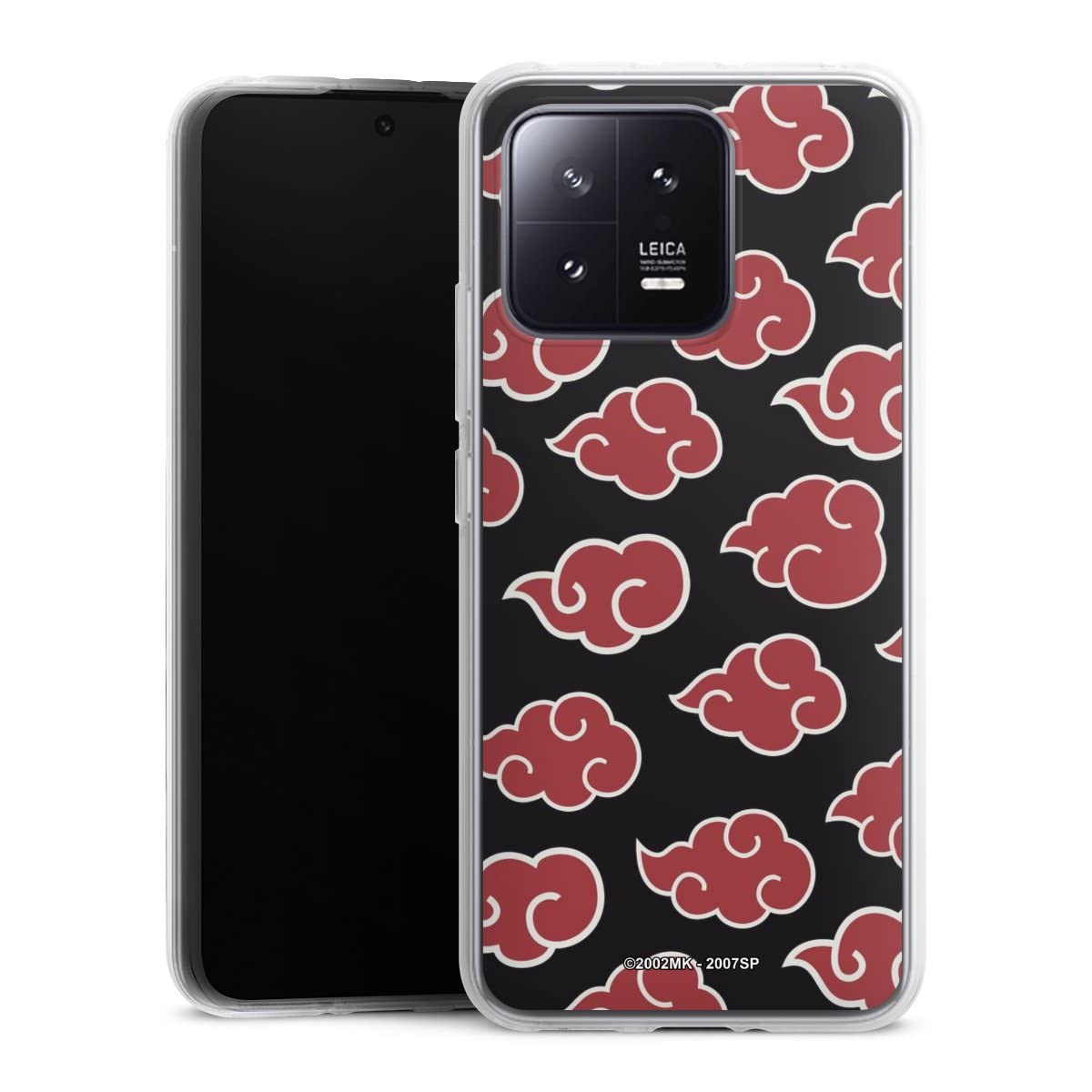 DeinDesign Custodia In Silicone Per Xiaomi Poco M4 Pro 4G | Naruto Shippuden Akatsuki | Cover Trasparente Antiscivolo Ufficiale Licenza - 4
