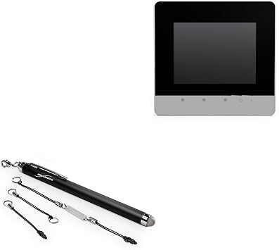 BoxWave Stylus Pen Compatible with WAGO Touch Panel 600 5.7 in - EverTouch Capacitive Stylus, Fiber Tip Capacitive Stylus Pen - Jet Black