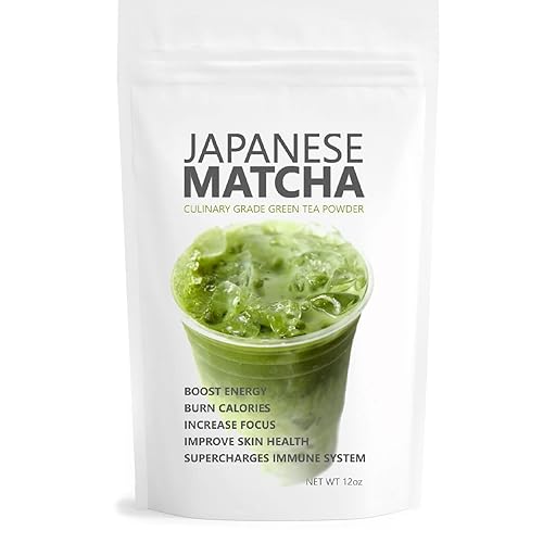 Polvo de té verde matcha japonés Haru - Grado culinario 12oz