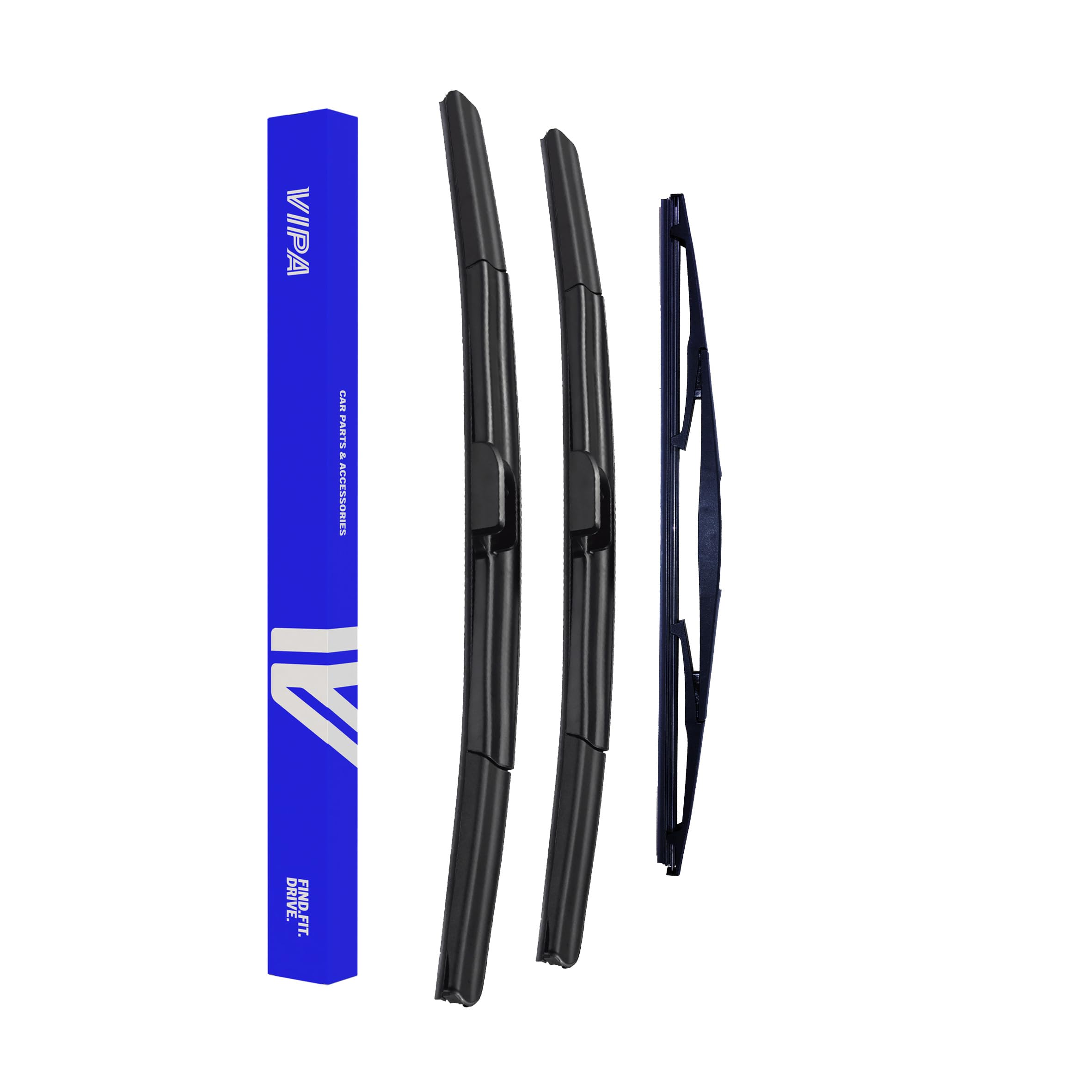 Vipa Car Parts Premium Wiper Blade Set | fits: NISSAN NOTE E12 MPV (Aug 2013 to Apr 2018) | All-Weather Performance | Durable, Streak-Free Windshield Wipers | Easy Installation