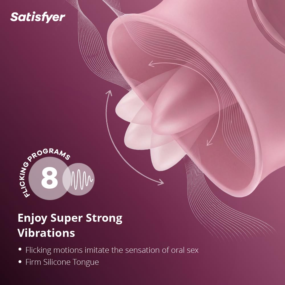Satisfyer Tongue Lover Vibromasseur de langue et vibromasseur à poser