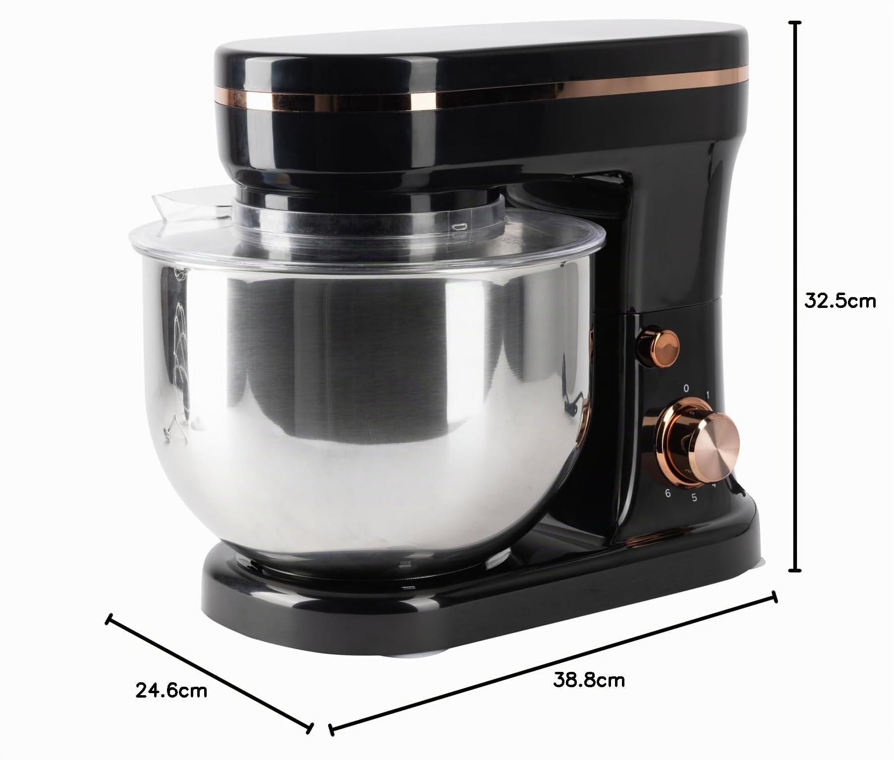Impastatrice planetaria 5 L, 1200 W nera