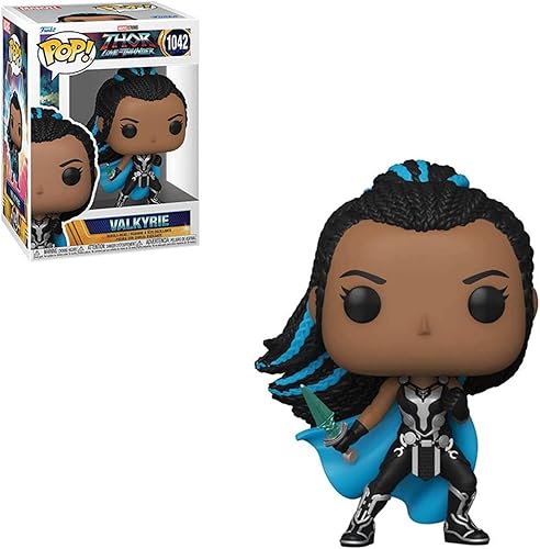 Miniatura 5 de POP Thor: Love and Thunder - Figura de vinilo de Valkyrie Funko (con funda protectora de caja compatible), multicolor, 3.75 pulgadas