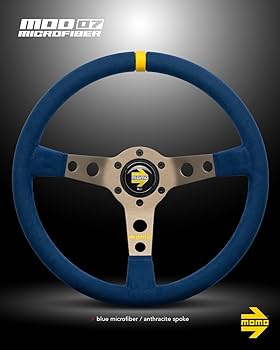 Momoさま Amazon.com: MOMO Motorsport Mod.07 Steering Wheel Blue