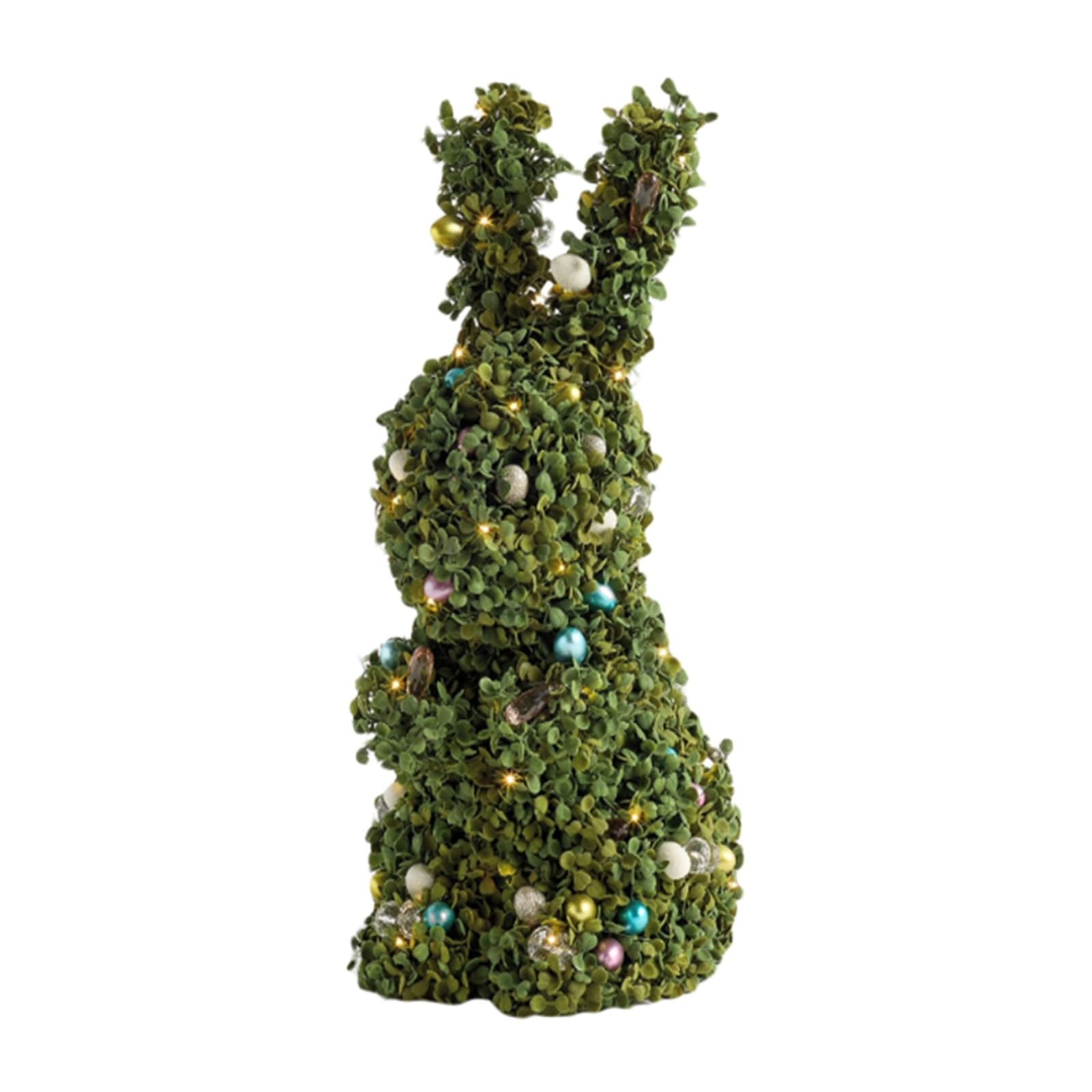 Figurines de lapins de Pâques éclairées lampe LED de bureau déco A
