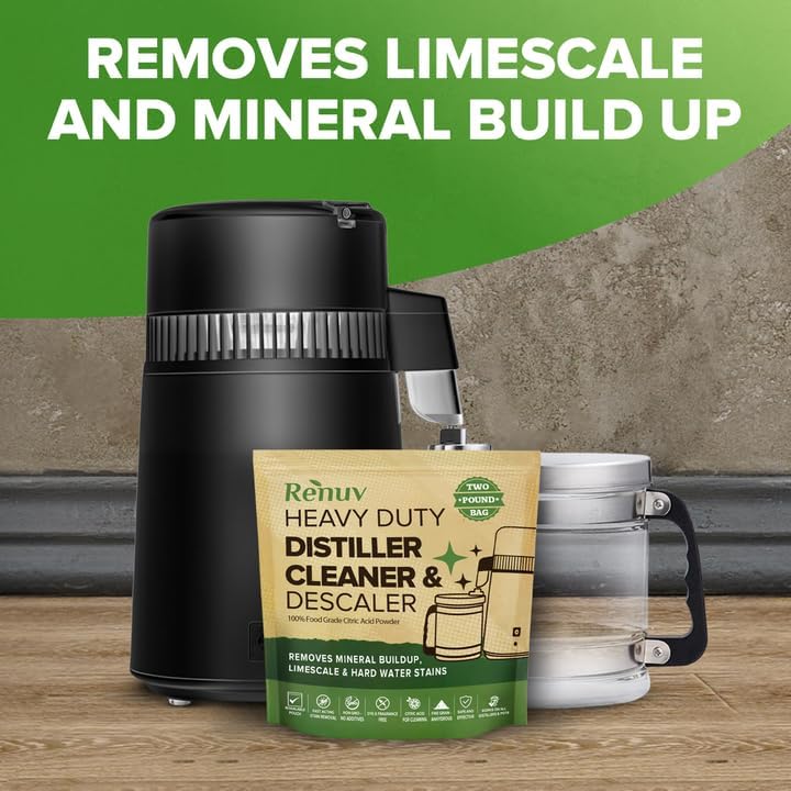 Miniatura 2 de Ácido cítrico para limpieza y descalcificación de destiladores de agua, hervidores, ollas, calderas, dispensadores, descalcificadores de polvo de