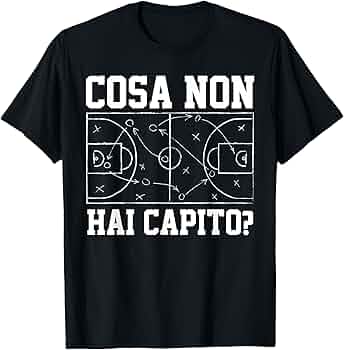 Maglietta Divertente Basket - T-Shirt Con Stampa Pallacanestro E Frase "Il Basket Sta Chiamando" - Foto 3
