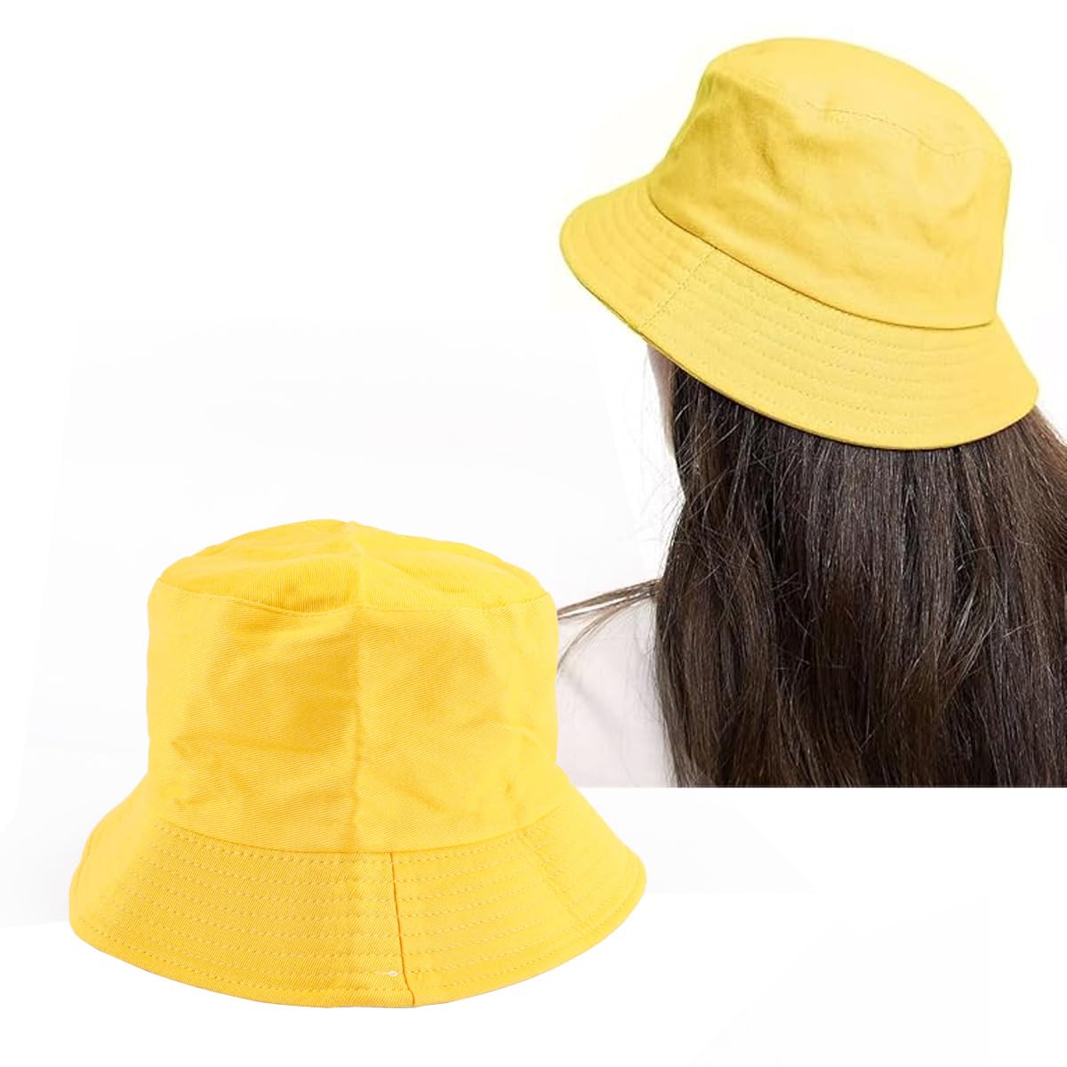 8 sombreros de pescador unisex, plegables, para verano, con protección UV, reversibles, para viajes, pesca y senderismo, 8 colores