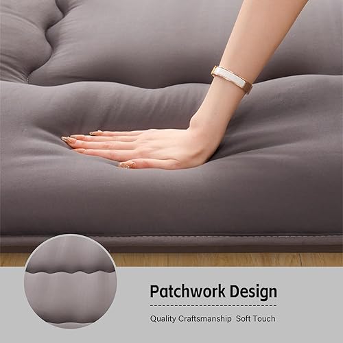 Miniatura 2 de Futon Mattress Japanese Floor Mattress Bed Mattress Topper Foldable Roll Up Shikibuton Tatami Mat Sleeping Pad Lounger Mattress for House Guest,