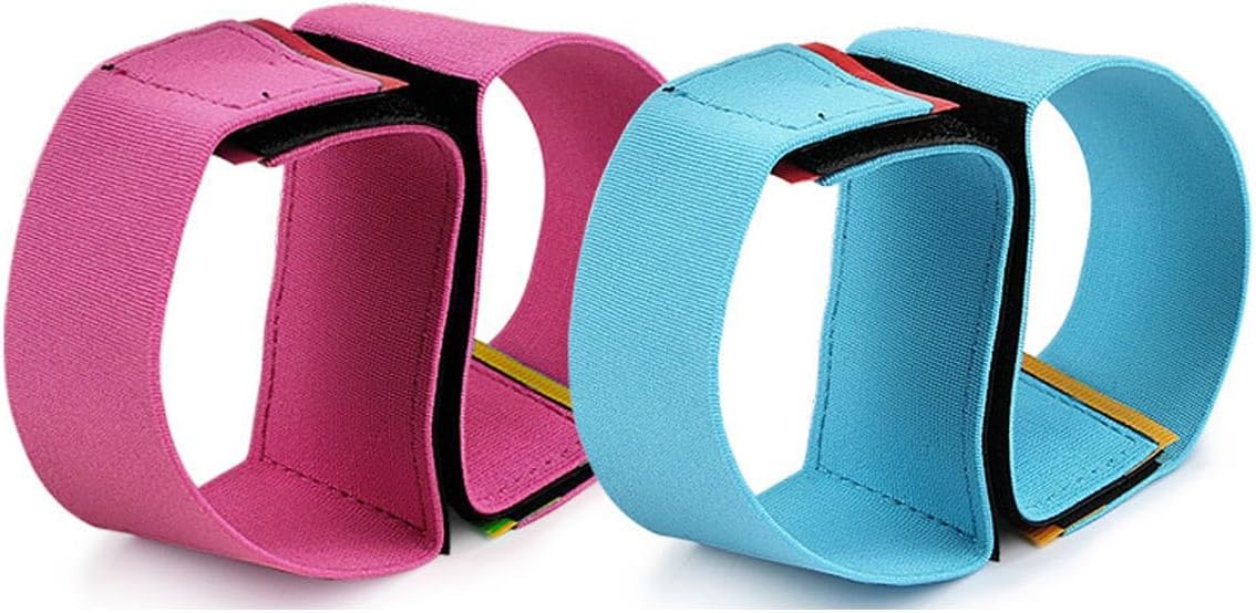 1 Pair of Gymnastics Training Aids – Gymnastics Training Foot Straps for Combined Exercises with Both Feet, Essential Aids for Beginners and Enthusiasts，Blue&Red