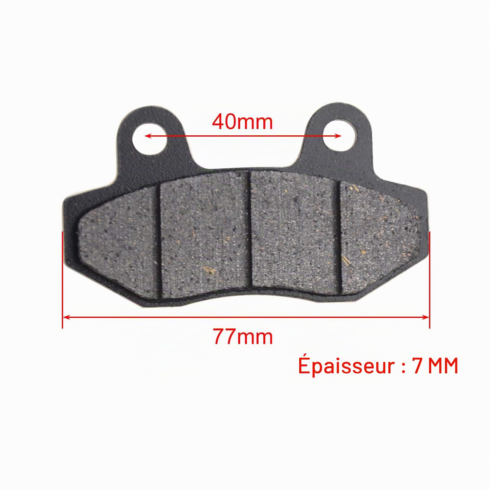 GOOFIT Ensemble De Maître-Cylindre De Frein d'Étrier Hydraulique Arrière Avec Plaquettes De Frein Remplacement pour 70cc 110cc 125cc 150cc Atv Quad
