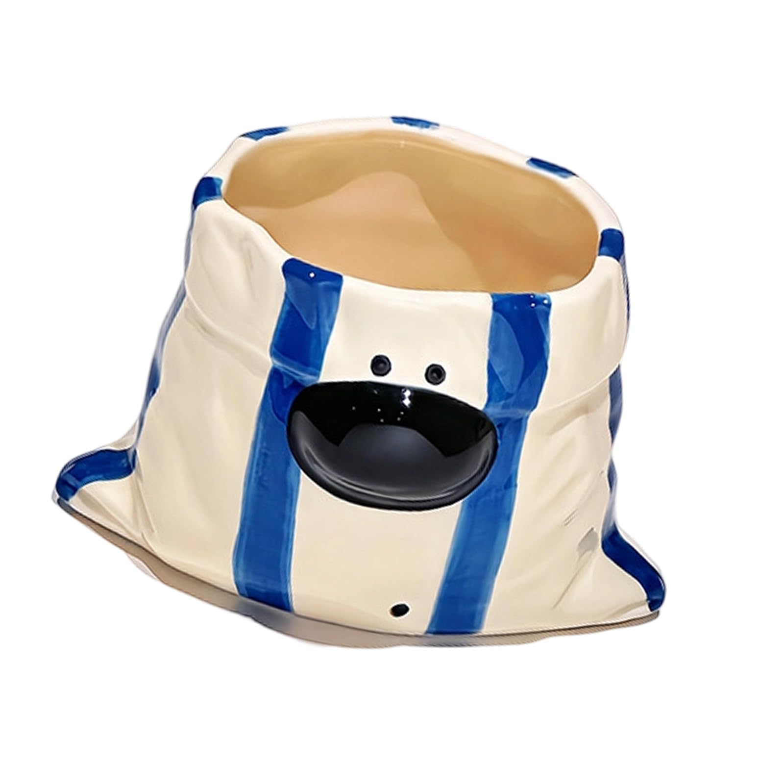 Large Capacity Ceramic Mugs Feature Funny Pouches Dog Pattern Elegant Drinking Cup Ideal for Hot and Cold Drink Ceramic Mugs