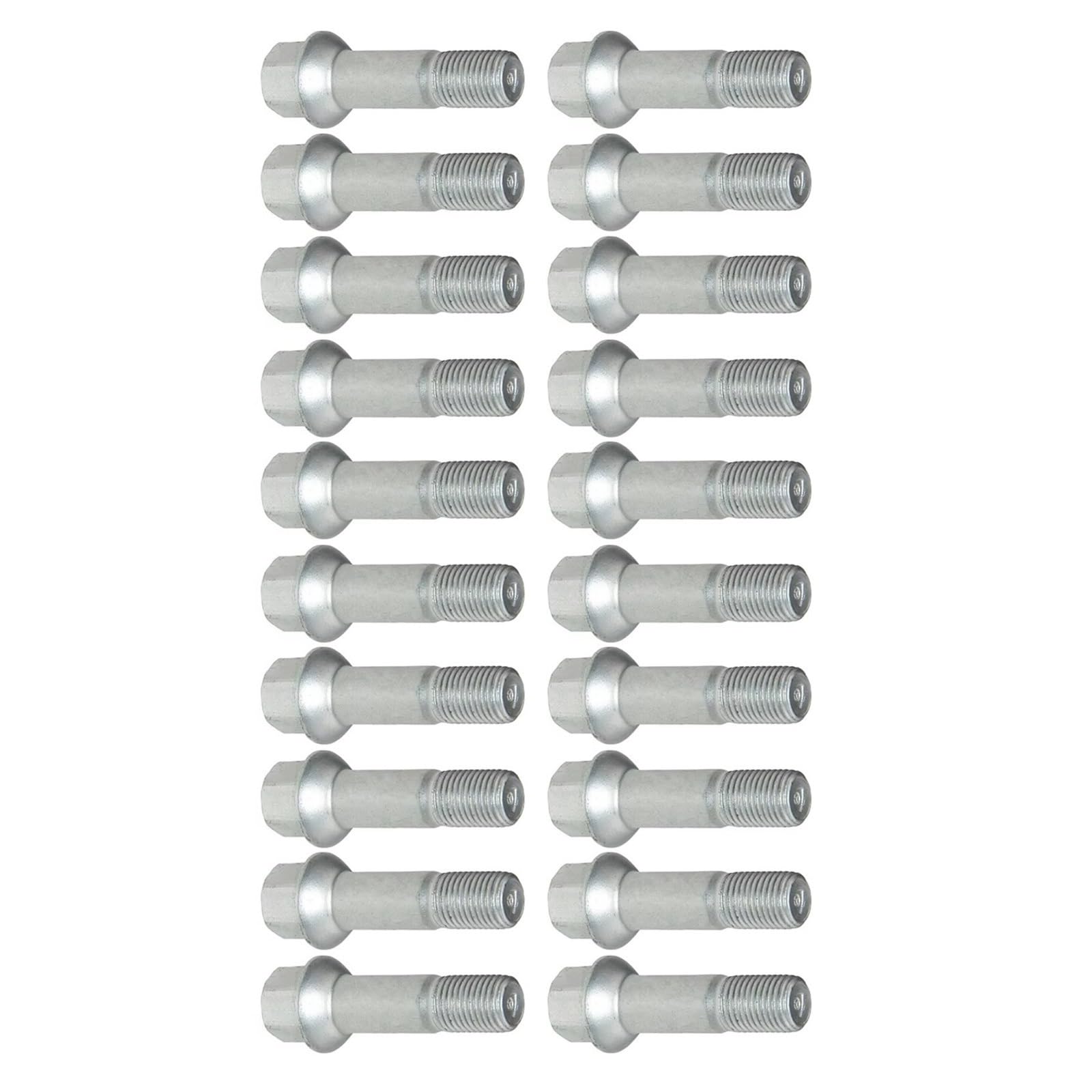 Bulloni ruota auto Compatibile Con Benz Per G Class Per Cabrio W463 1989 Set Di 20 Dadi Per Cerchi In Lega Con Rondella Conica OEM: 0009905307