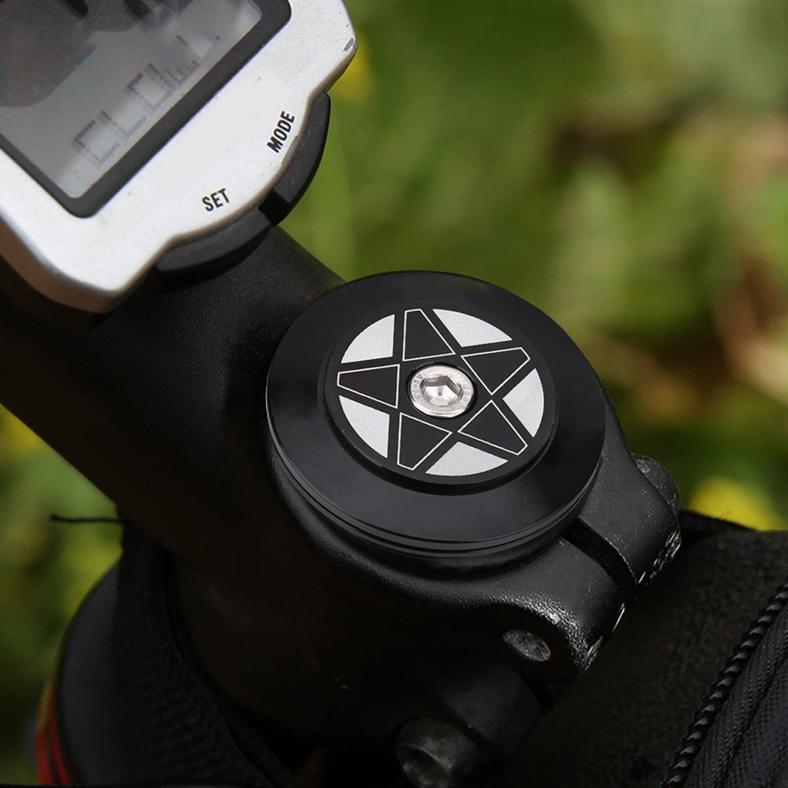 Juego de dirección para Bicicleta con rodamiento Externo: aleación de Aluminio, Cuadro de Tubo Recto de 44 mm, Accesorio para Bicicleta para una conducción Suave, Ligero y Duradero.