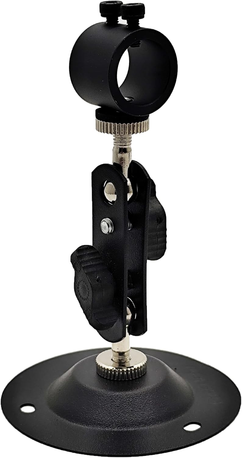 360 Degree Stand with 10mm-25mm Mount Holder for Laser Pointer Laser Pen Flashlight Laser Module (with 25mm Inner Diameter Ring)