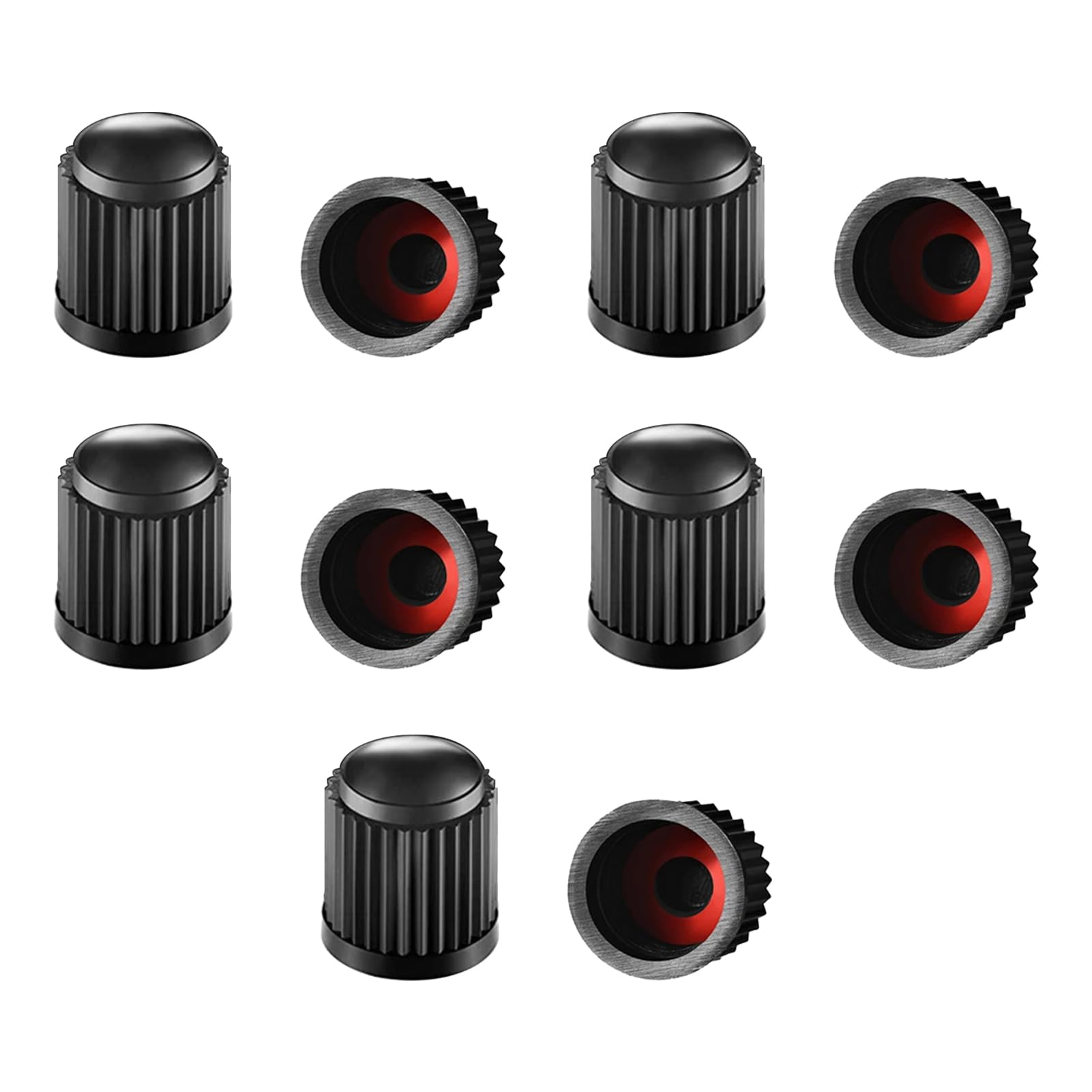 SHOP-STORY - Bouchons Pour Valves Avec Indicateur Et Témoin De Pression Des Pneus - Version - 30psi / 2.0bar