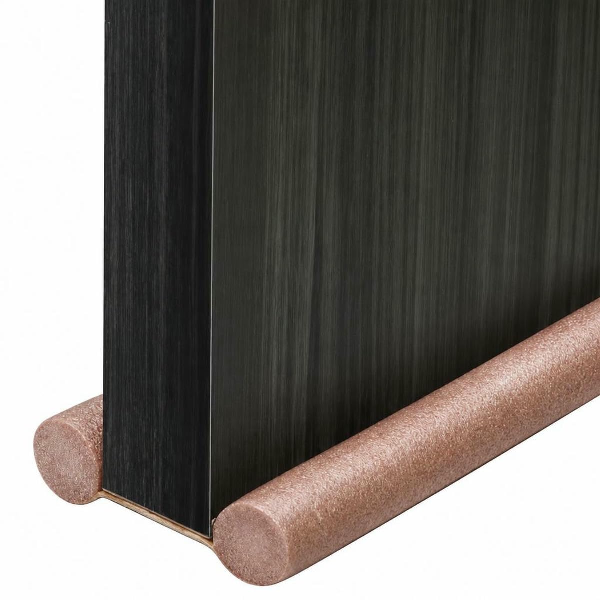Adjustable Door Draft Stopper Seal Strip Bottom Weather Stripping for Door and Windproof Soundproof Dustproof Waterproof-2pcs Brown-7.5mm