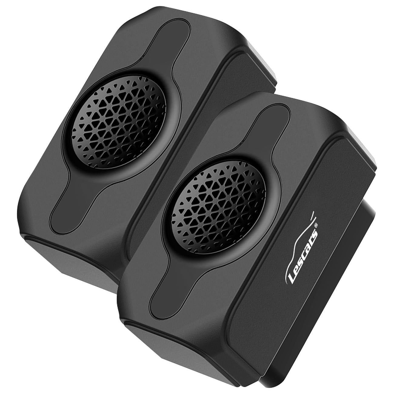 Lescars OBD2-Batteriewächter: 2er-Set OBD2-Kfz-Batterie-Wächter, Sprachansage bei niedriger Spannung (Fahrzeug-Batteriewächter für 12 V, Batterie Spannungsalarm)