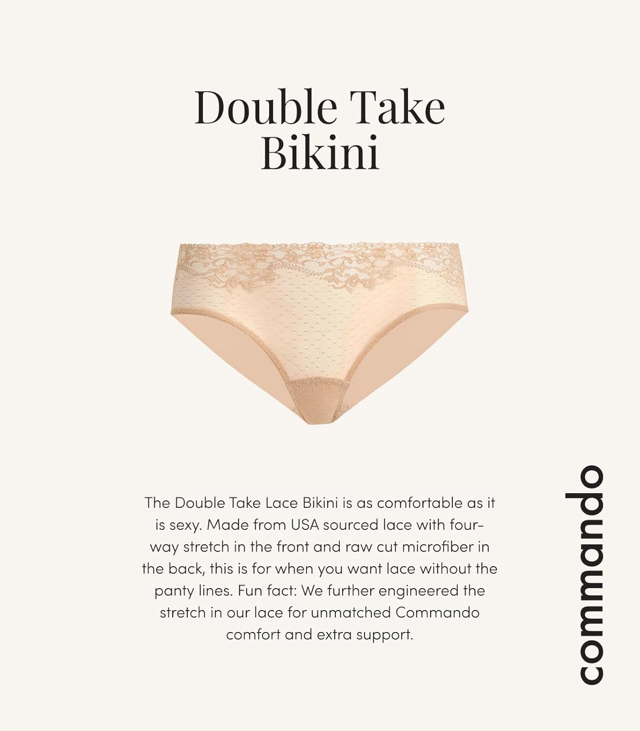 commando Women's Double Take Lace Bikini