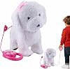 Interactive Robot Dog, Remote Walking Puppy Kit, 11.42x6.69x7.48 Inches Play Aid, Real Pet Style Toy, Birthday Party Accessory with Modern Design, Educational Equipment for Girls Boys and Home Decors