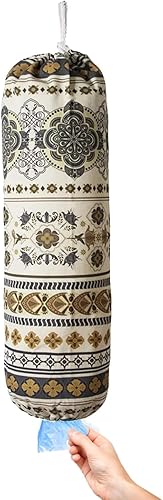 Miniatura 14 de TOGETRUE - Organizador de bolsas de plástico con soporte de pared, dispensador para el hogar, soporte para bolsas de comestibles resistente