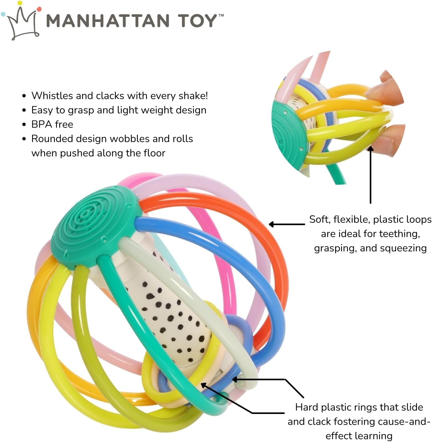 Manhattan Toy Whistleball Colorpop image 3