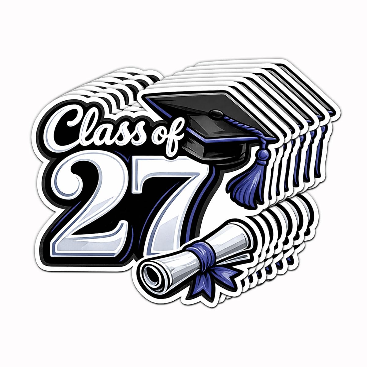 Stickers classe 2027 personnalisez votre gourde et votre tablette pour la rentrée au lycée