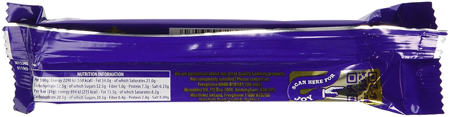 Wispa Chocolate Bar 39g (Pack of 24)