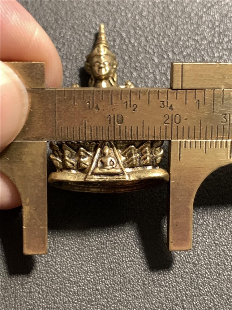 Amazon｜仏像 ミニ （タイ・ブッタ）35mm 真鍮製 小さい仏像｜仏像